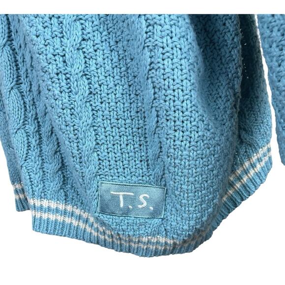 Taylor Swift 1989 Blue Cardigan Authentic Blue White Seagull Size XL / 2XL - Picture 7 of 9